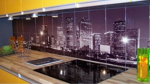 Tạo phong cách cho bếp với gạch lát tường chất