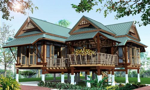 แบบบ้านเรือนไทยสวยๆ