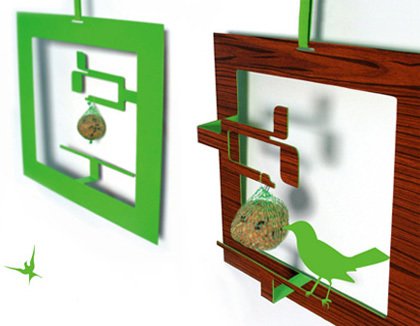 Double Sided Birdfeeder