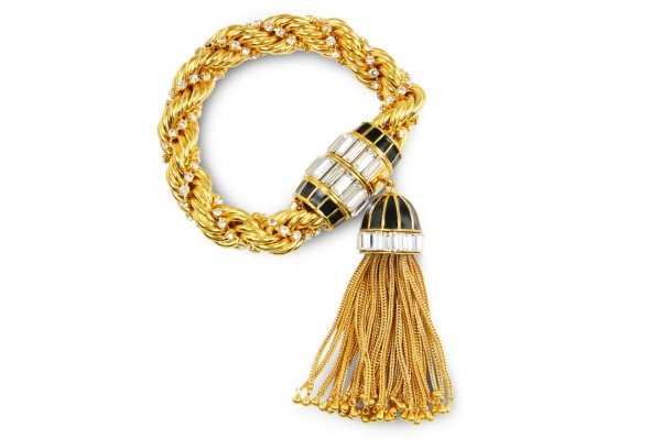 Feltűnő arany vintage stílusú ékszerek Rachel Zoe-tól