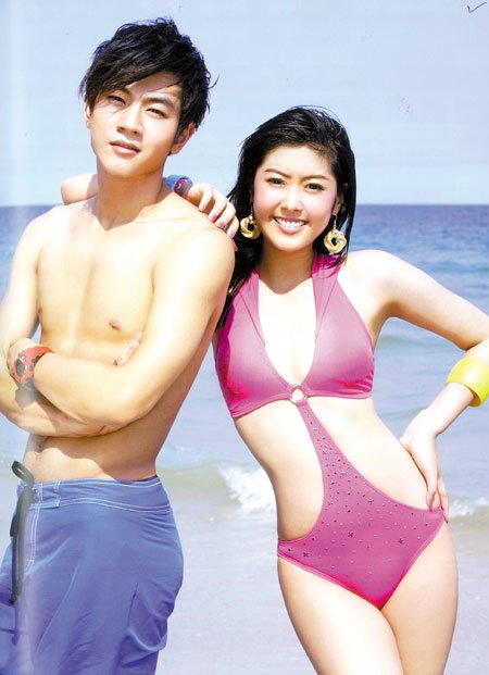"ยิปโซ-โทนี่''อวดหุ่นสวยท้าทายแสงแดด