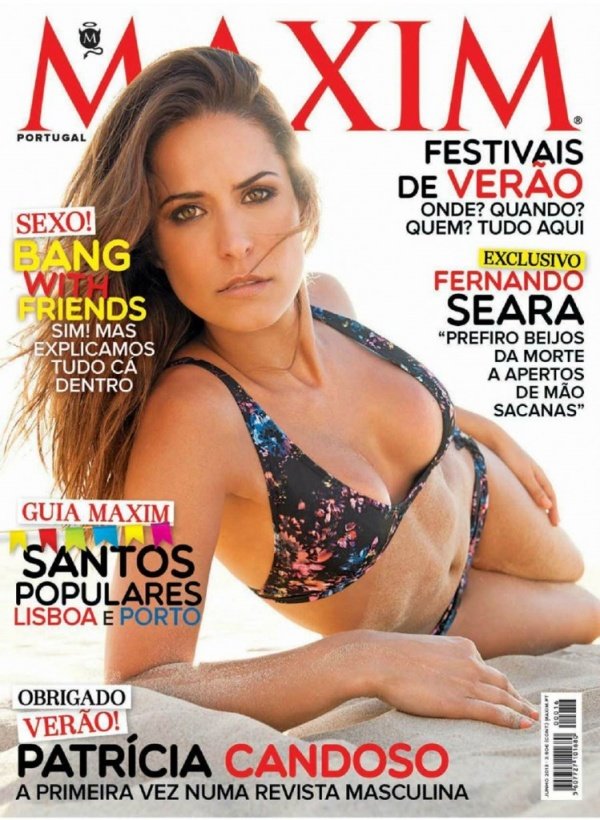 Patricia Candoso tạo dáng gợi cảm trên tạp chí Maxim Portugal tháng 6