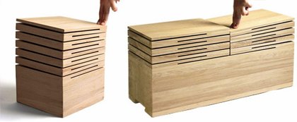 Tabouret Coup de scie