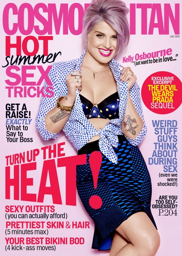 Kelly Osbourne tỏa sáng trên tạp chí Cosmopolitan US tháng 7/2013. [VIDEO]