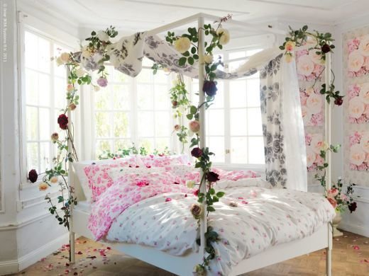 เตียงนอนสวย แต่งห้องงาม นอนหลับสบาย