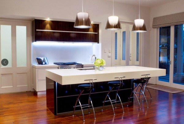 Hiệu ứng đèn đẹp mắt dành cho căn bếp