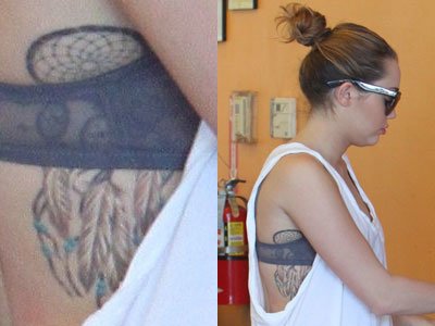 Miley Syrus và những hình xăm ấn tượng