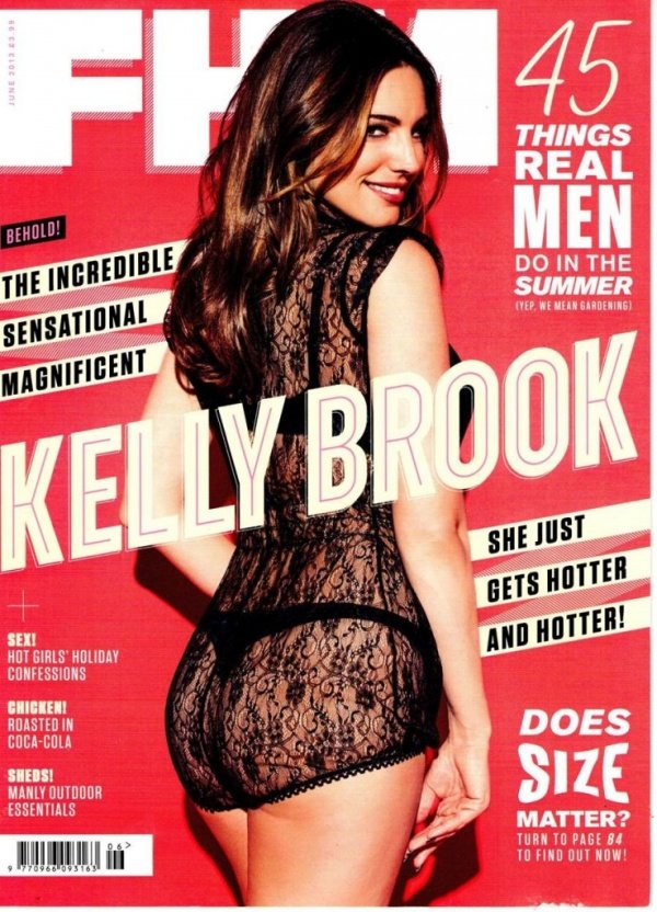 Kelly Brook đầy gợi cảm khi chụp ảnh cho tạp chí FHM Anh tháng 6