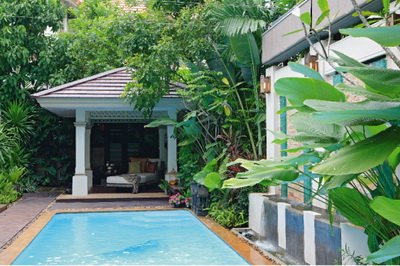 การจัดสวนภายในบ้านพักอาศัย