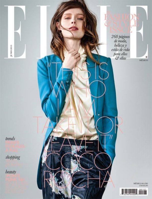Coco Rocha Chụp Ảnh Cho Tạp Chí Elle Mexico Ấn Bản Tháng 6/2013