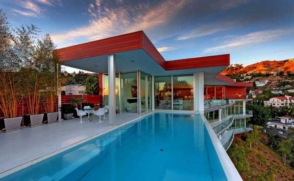 บ้านทันสมัยใน Hollywood