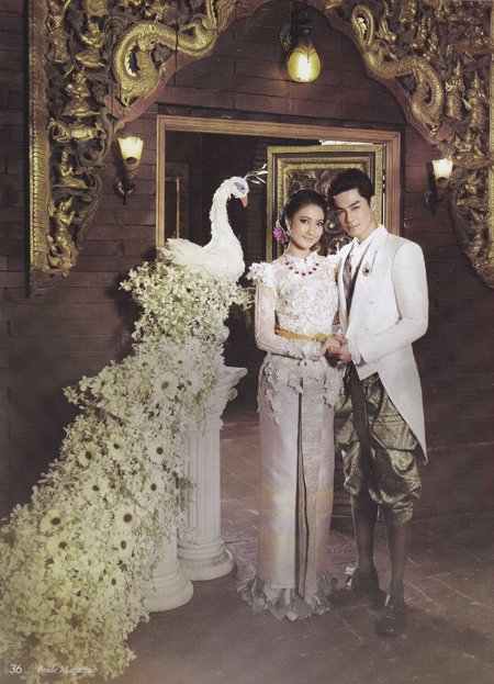 สง่างาม!! แบบ"ชุดไทยแต่งงาน" สำหรับคู่บ่าวสาว