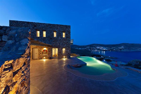 รีสอร์ทสวยที่เกาะ Mykonos ประเทศ  Greece