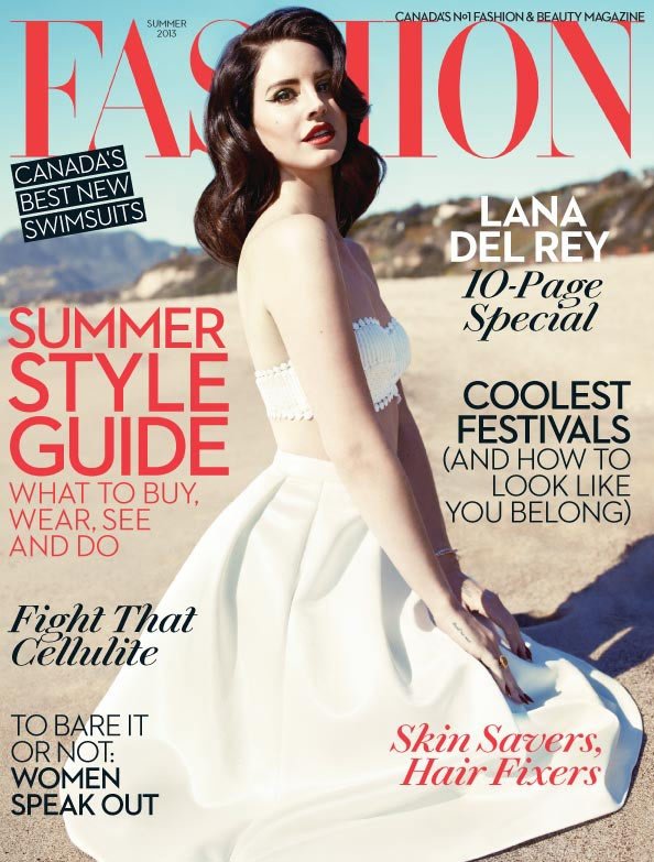 Lana Del Rey cùng đón hè với tạp chí Fashion.