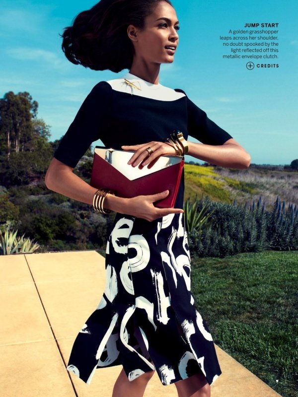 Joan Smalls Sang Trọng Trên Ấn Bản Tháng 6/2013 Của Tạp Chí Vogue Mỹ