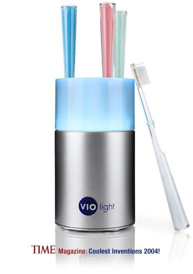 把科技武装到牙齿 VIOlight牙刷清洗杯