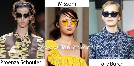 เทรนด์แว่นตาฤดูใบไม้ผลิและซัมเมอร์ ปี 2012