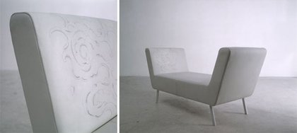 Tattooed Leather Furniture