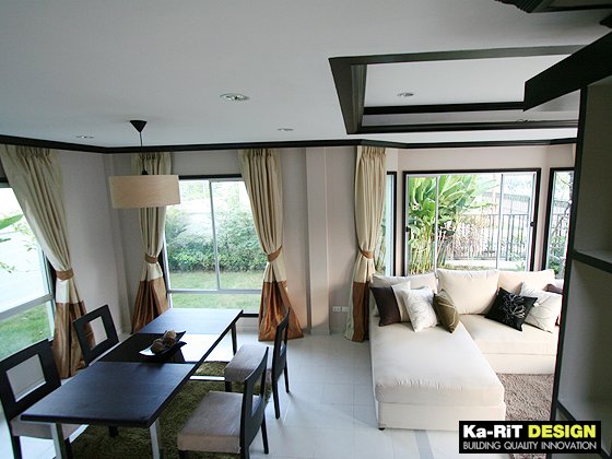 ห้องทานข้าว บ้าน ชลดา สุวรรณภูมิ