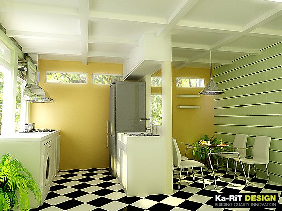 Renovated ห้องครัว