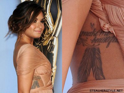 Demi Lovato và những hình xăm đẹp