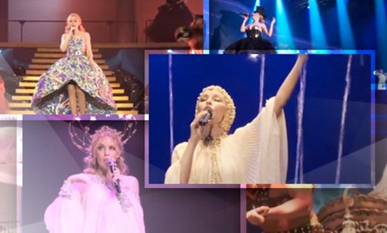 Kylie Minogue : Fitting for Dolce & Gabbana