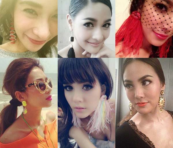 อัพเดทเทรนด์ต่างหู สวย เก๋ เริ่ด ของเหล่าดารางามๆ