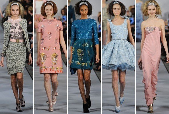 งามสง่าหรูหรากับ Oscar de la Renta Fall 2012