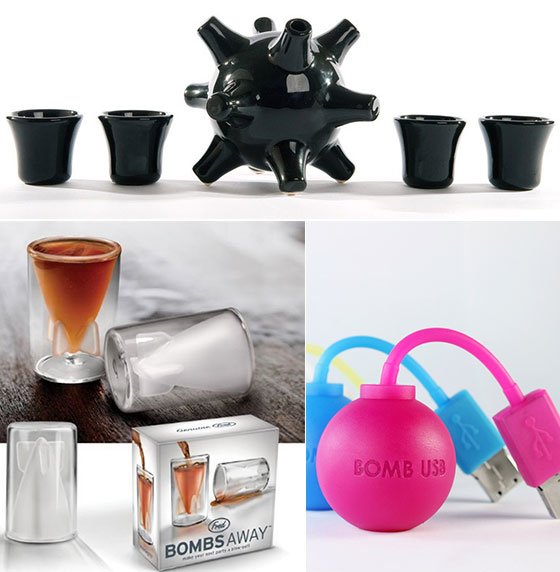 8 thiết kế lạ mắt lấy cảm hứng từ những quả bom.