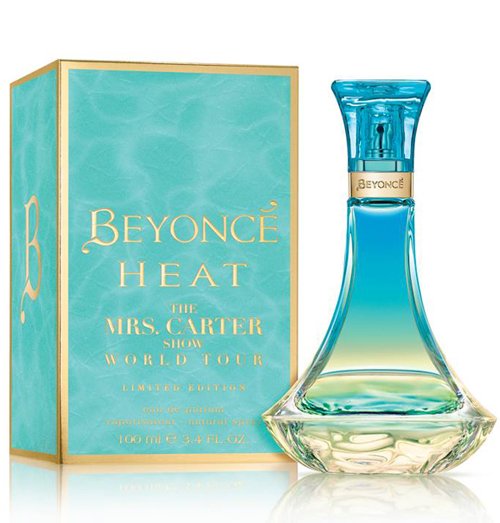 Beyonce ra mắt nước hoa Heat The Mrs Carter Show World Tour Limited Edition đánh dấu tour diễn hoành tráng của mình.