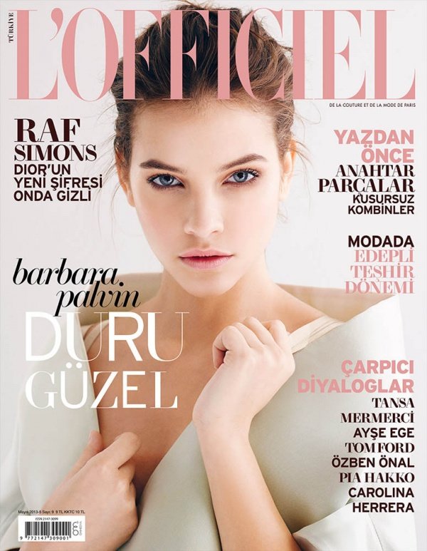 Barbara Palvin đẹp thuần khiết trên tạp chí L’Officiel Thổ Nhĩ Kỳ tháng 5/2013.
