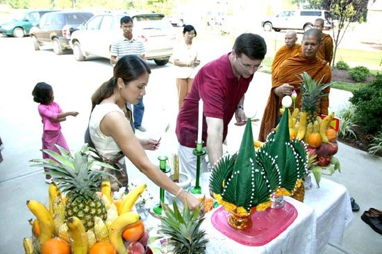 พิธีขึ้นบ้านใหม่ การเข้าบ้านใหม่
