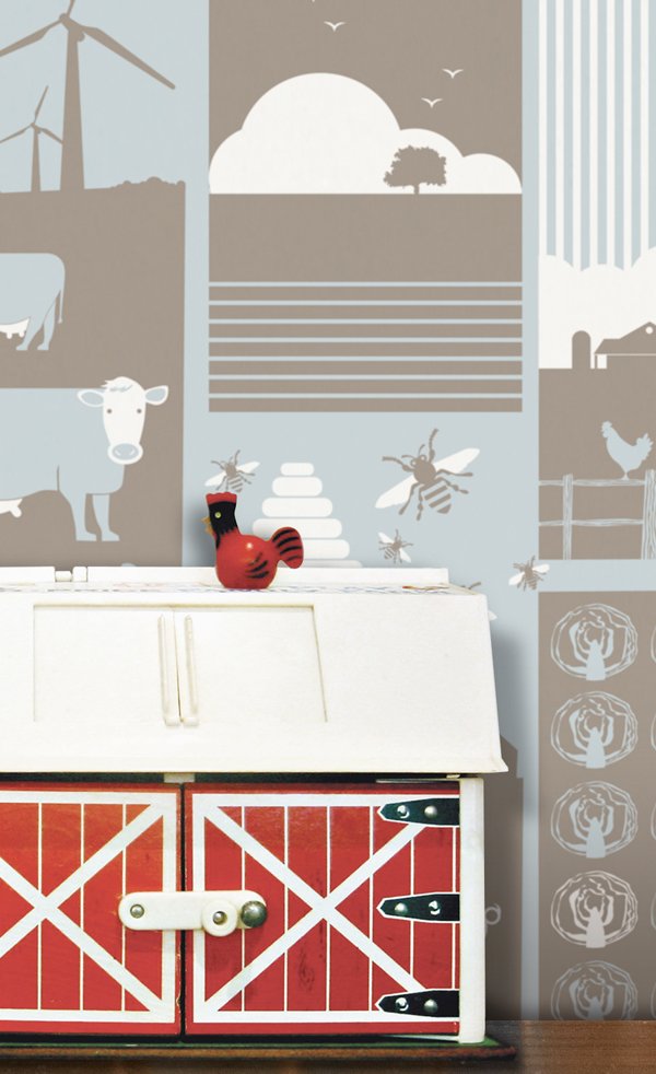 Giấy Dán Tường Cực "Cute" Của Mini Moderns