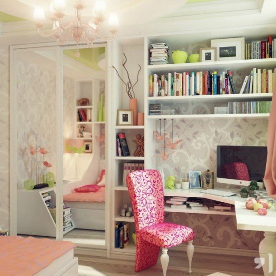 Những góc phòng làm việc ngọt ngào cho phái đẹp