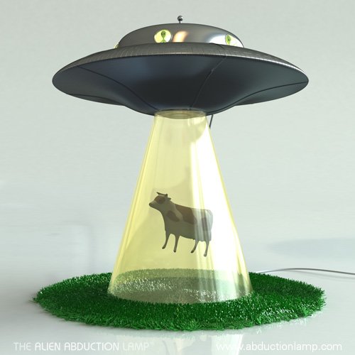 La lampe 'Enlèvement Aliens'