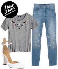 3 Cách Mix Trang Phục Thật "Cool" Với Giày Cao Gót Màu Trắng