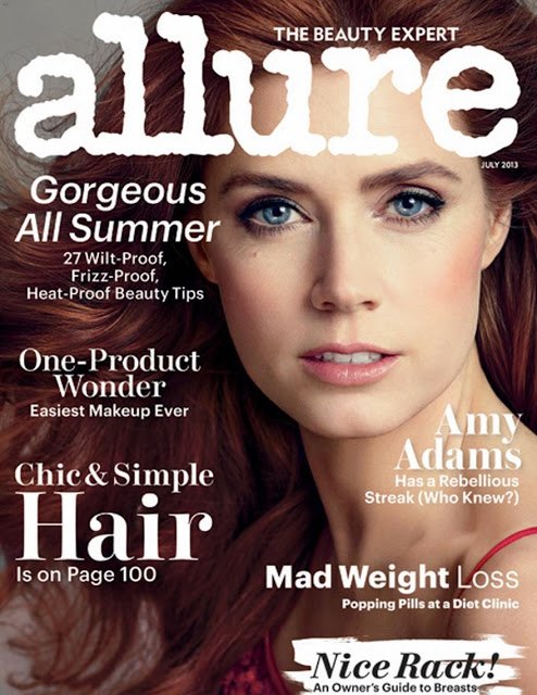 Amy Adams đẹp nhẹ nhàng trên Allure tháng 7