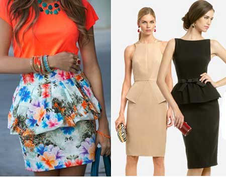 แฟชั่นเรียบหรู อวดชายเสื้อสวย สไตล์  Peplum