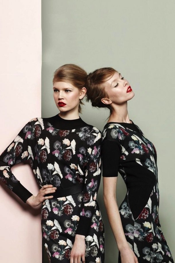 คอลเลคชั่นเสื้อผ้าลายพิมพ์ดอกไม้จาก Cacharel Autumn