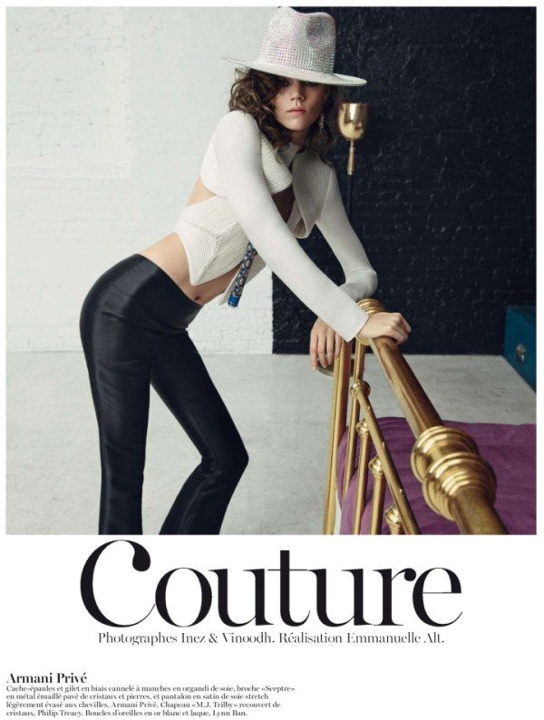 Freda Beha Erichsen kiêu sa, lạnh lùng trên Vogue Paris