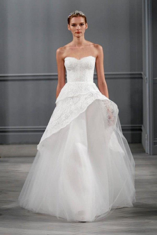 Ngọt ngào tinh tế cùng BST áo cưới 2014 của Monique Lhuillier