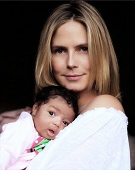 Heidi i baby Lou Sulola