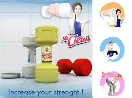 "Mr. Clean" Dumb-bell