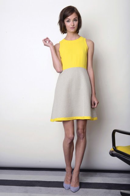 Phong cách color-block trong BST Resort 2014 của Lisa Perry
