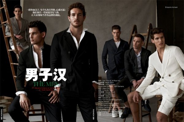 Mặc đẹp như các models tạp chí GQ Trung Quốc.