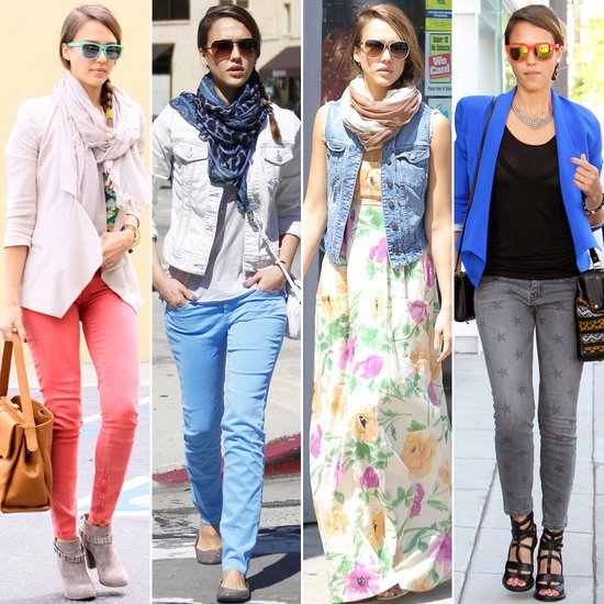 Điểm mặt phong cách xuống phố cực chất của Jessica Alba