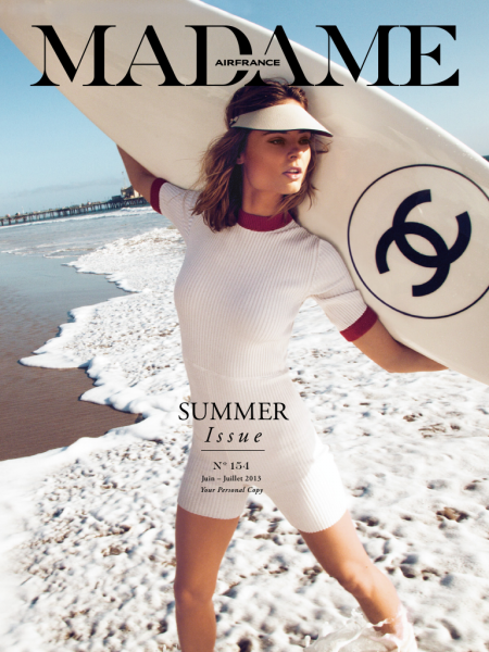 Ioanna Ntenti Xì-Po Trên Tạp Chí Air France Madame Tháng 6-7/2013
